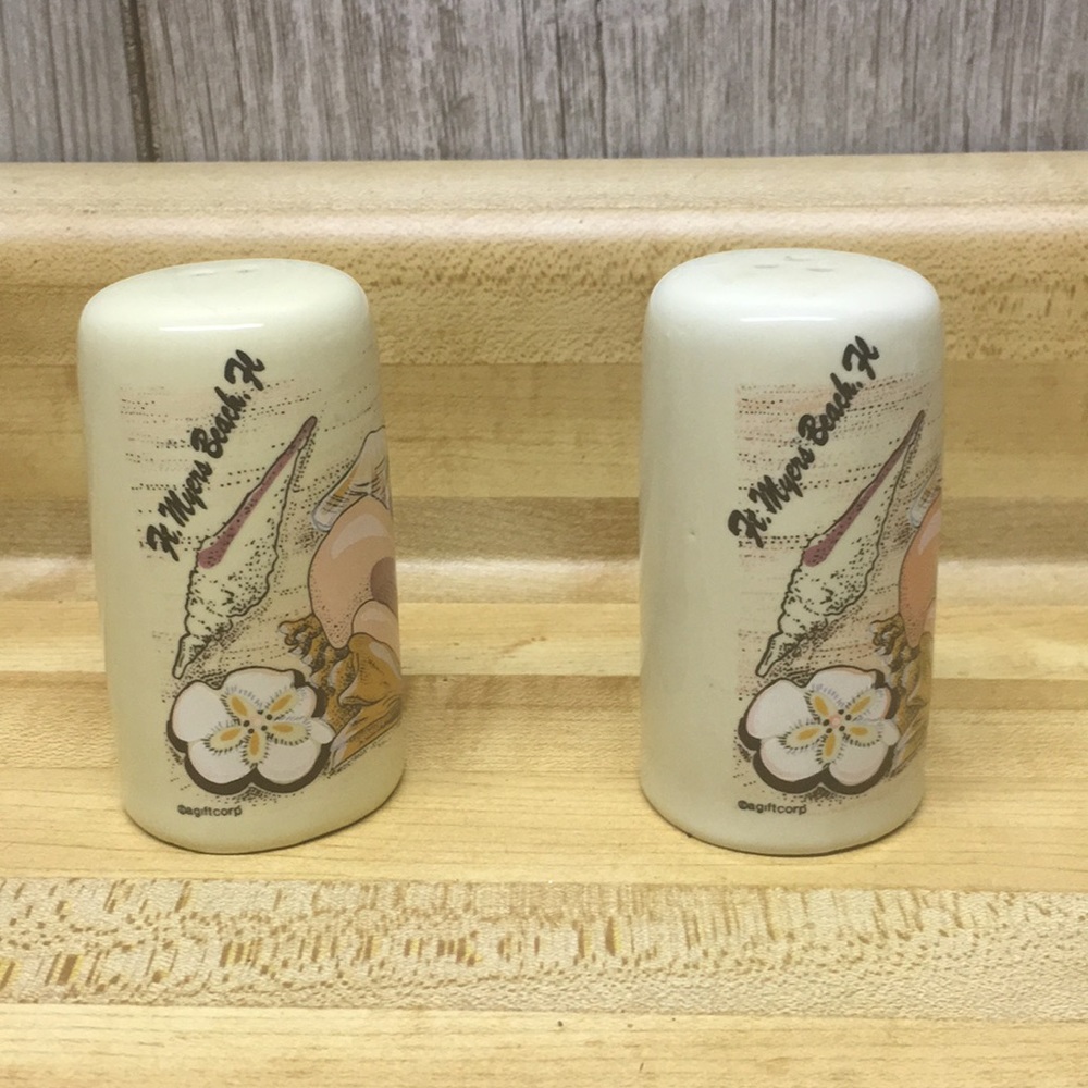 Fort Meyers Beach salt and pepper shaker set